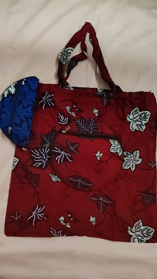 Sac de courses surprise forme demi-lune
